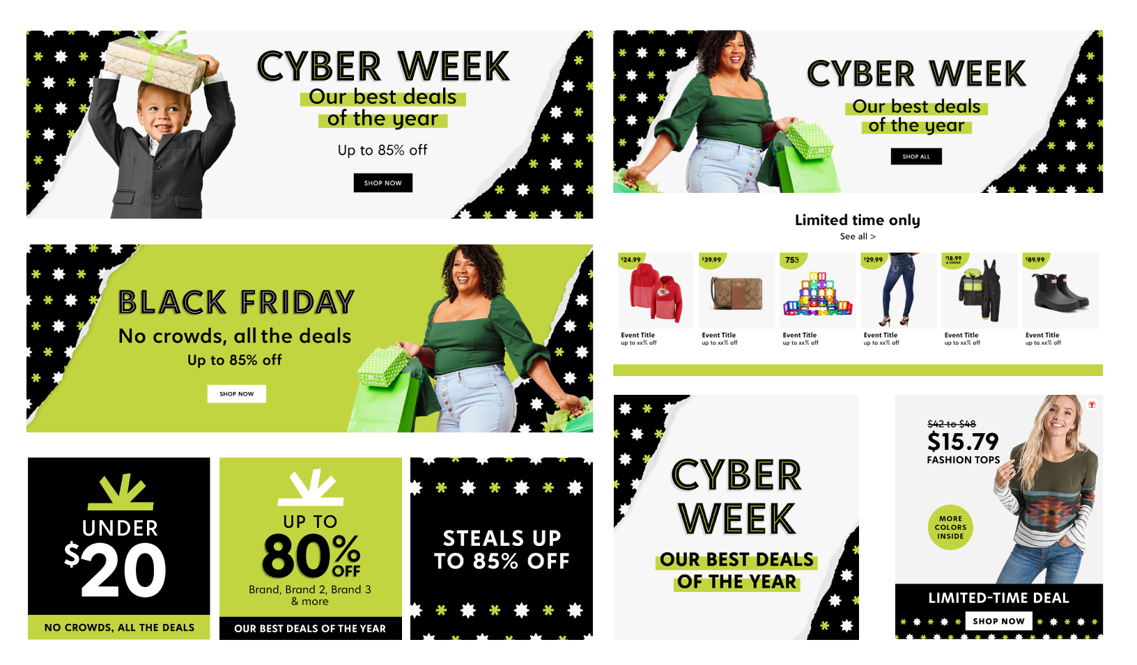 zulily black friday & cyber monday assets